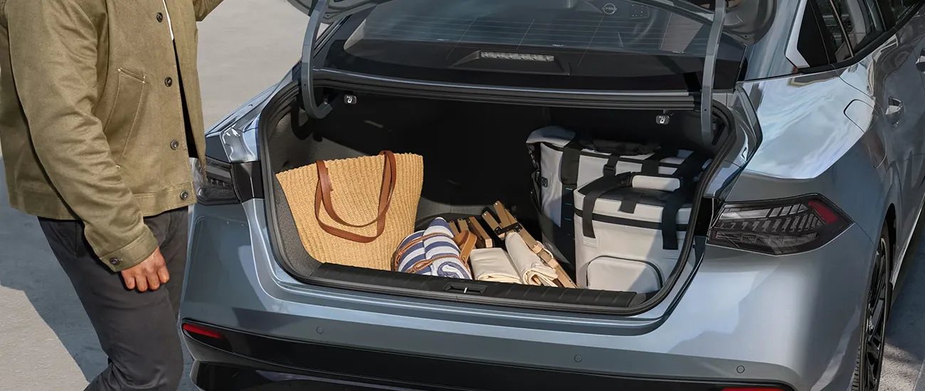 Nissan Sentra trunk space
