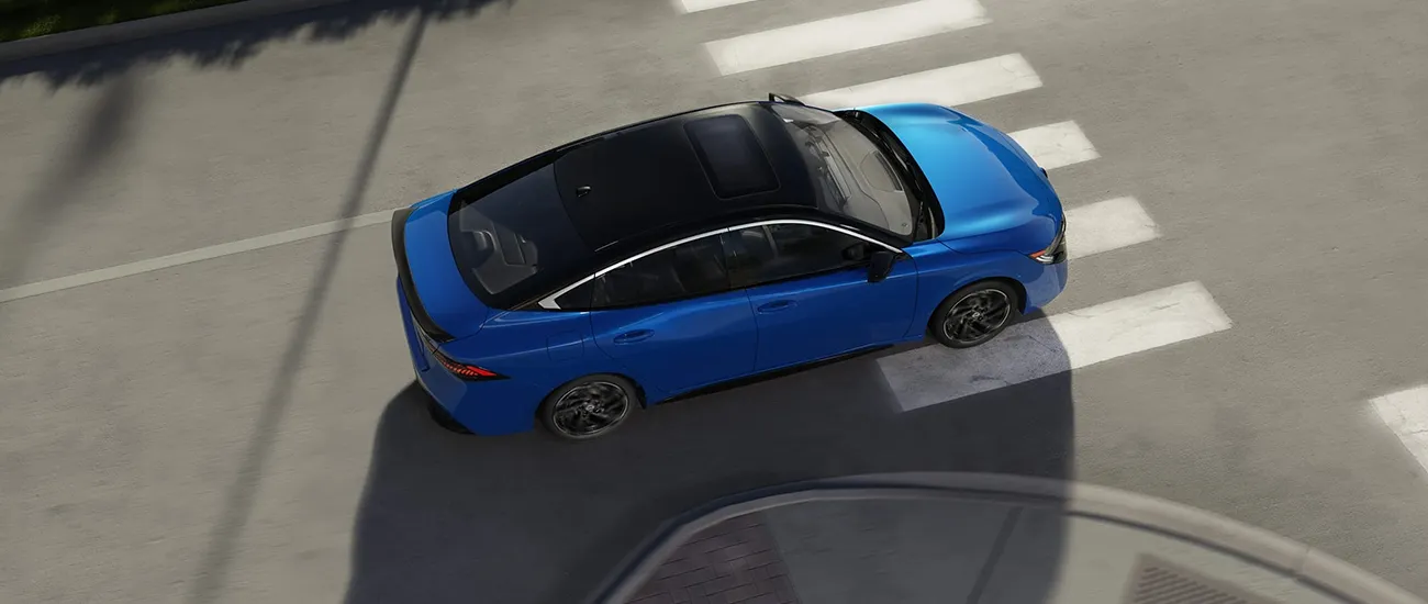 Blue Nissan Sentra
