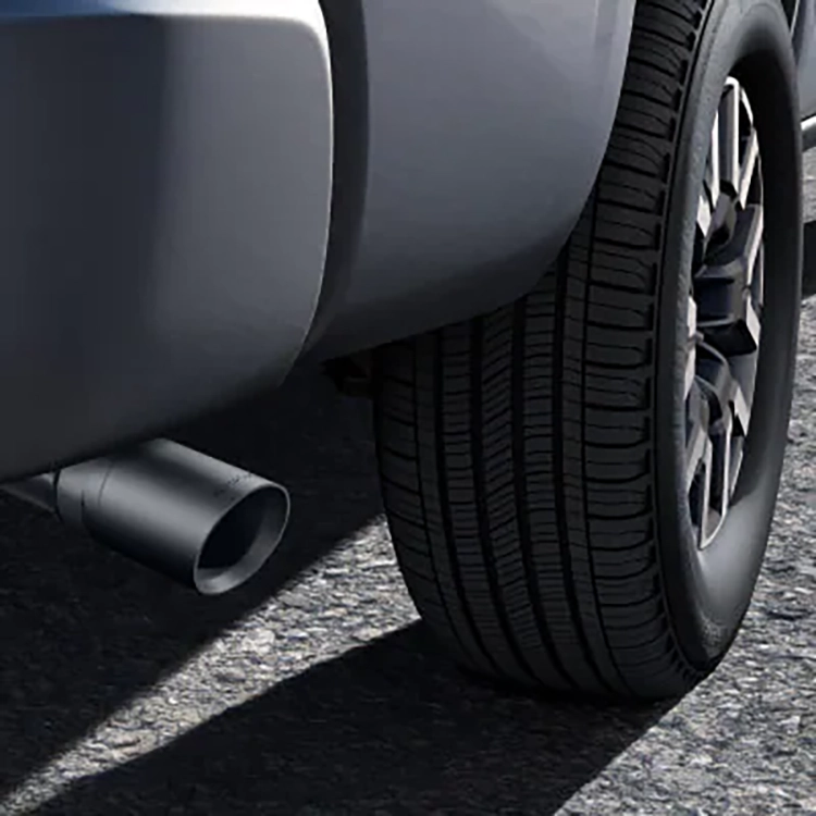 Satin Silver Exhaust Finisher