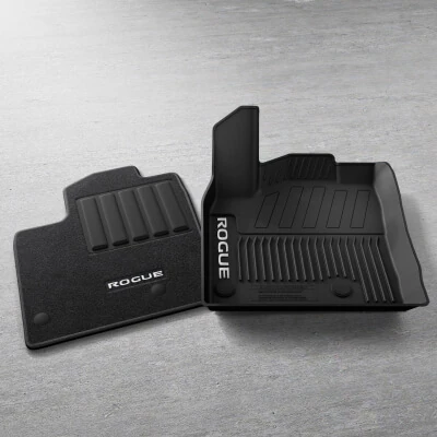 Carpeted Floor Mats (4-piece set) and All-Season Floor Mats — High Wall Liners (4-piece set)
