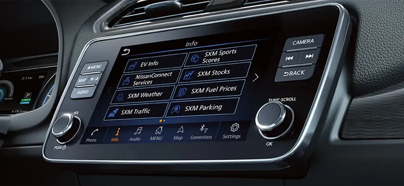 NissanConnect® 8” Touch-Screen Display