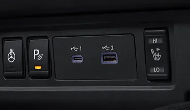 USB-A and USB-C