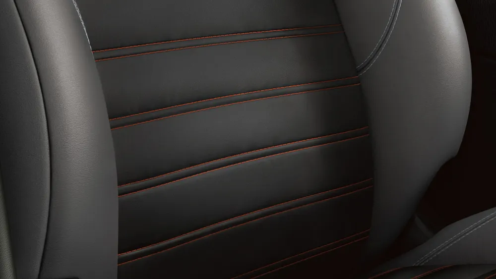 Kicks seat stitching
