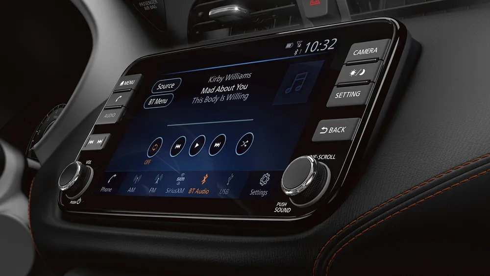 Kicks touch-screen display