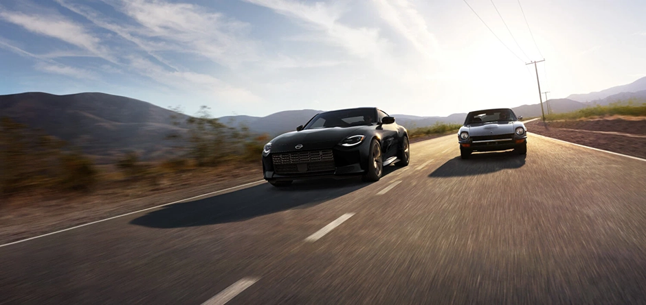 Nissan vehicles on the road
