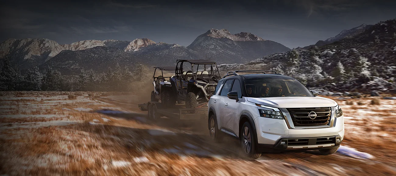 Pathfinder towing off road
