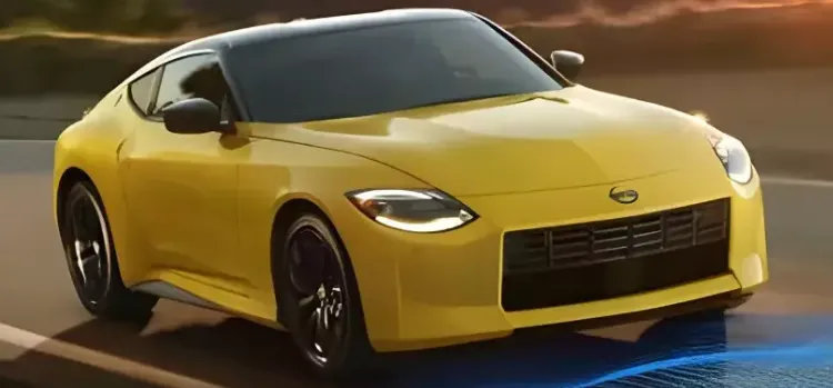 Yellow Z front view