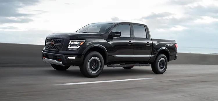 Black TITAN driving