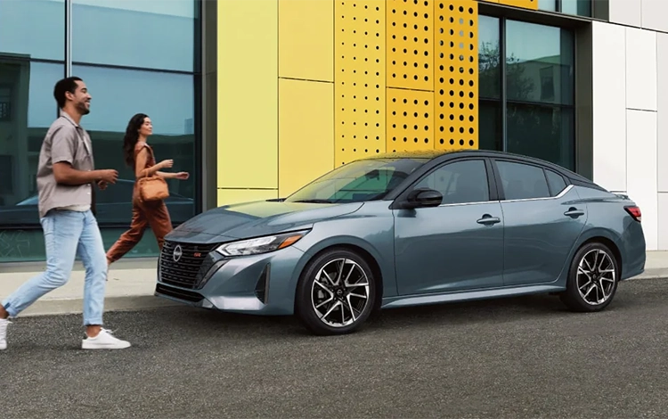 2025 Nissan Sentra® SR. With a unique rear fascia, an available two-tone exterior, sculpted side sill extensions, and 18 inch alloy wheels, you’ve got real attitude.