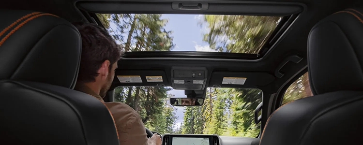 Frontier driver interior