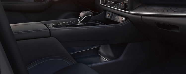 2025 Nissan Rogue® - "Floating" Console with Smart Storage
