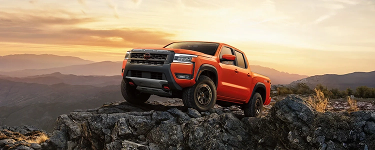 Orange Frontier in the mountains