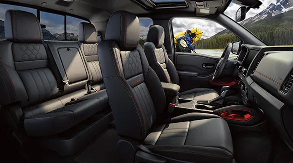 Crew Cab seating for 5