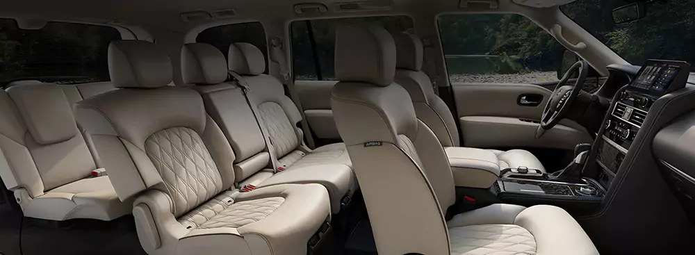 Armada premium leather-appointed interior