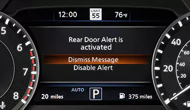 Rear Door Alert