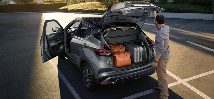 Cargo with seats up