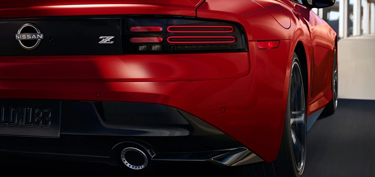 Red Z rear view